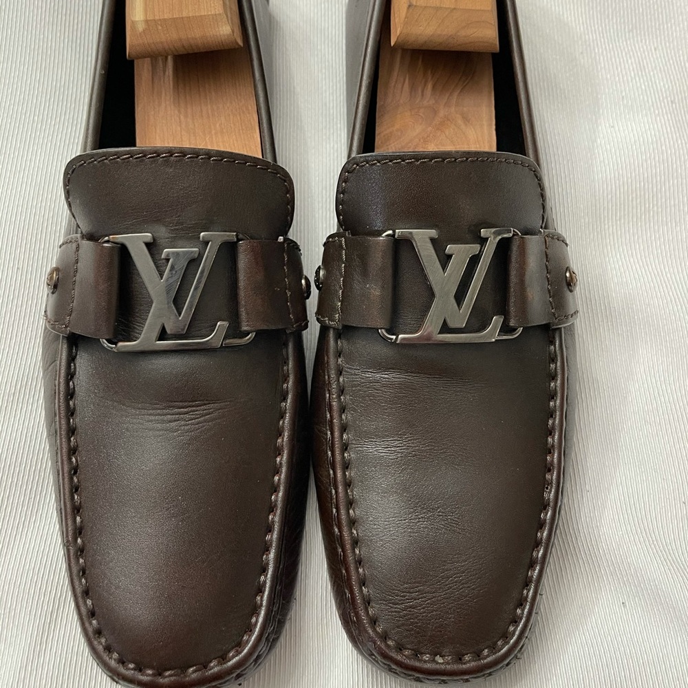 Louis Vuitton mens brown shoes